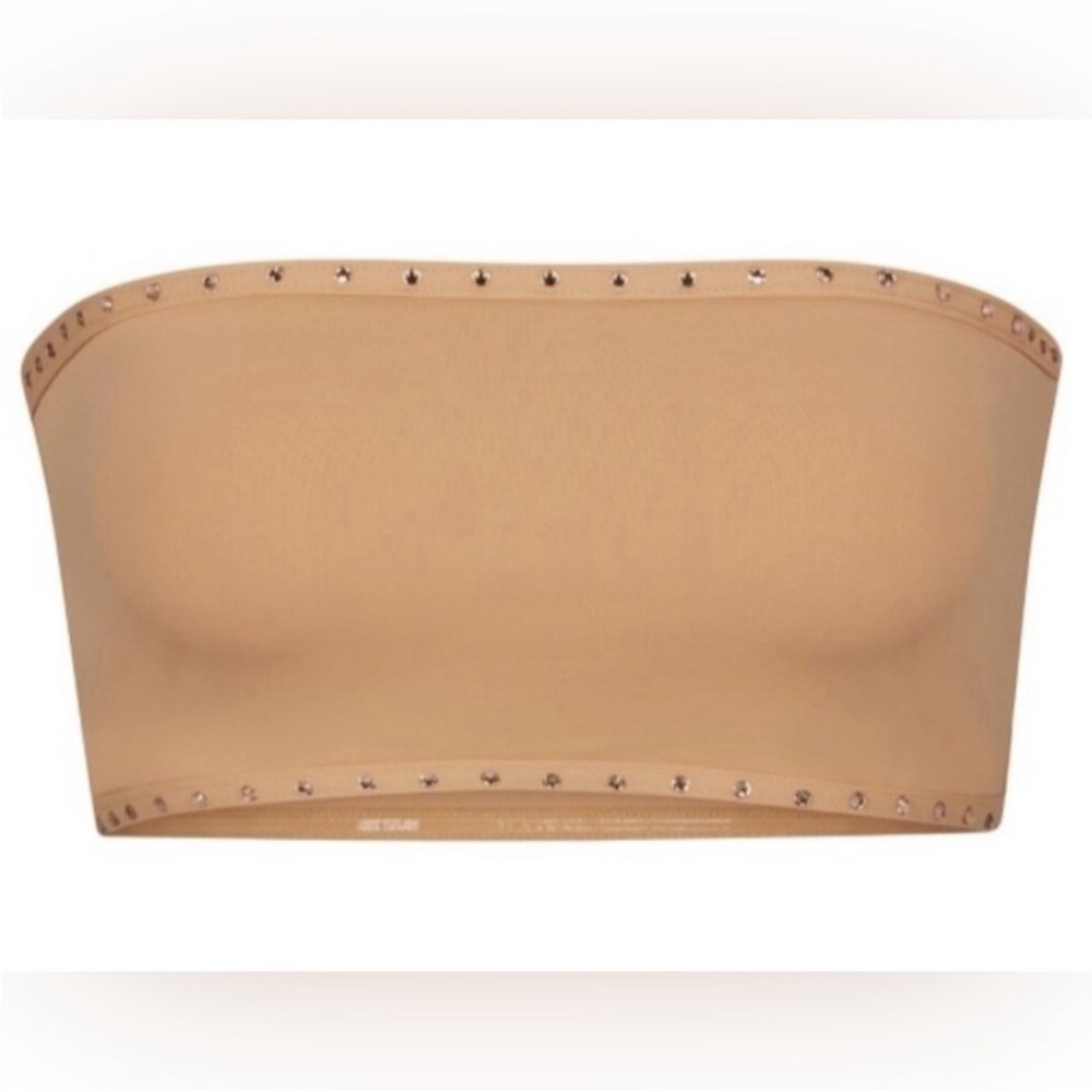 Skims rhinestone bandeau top-2x ochre